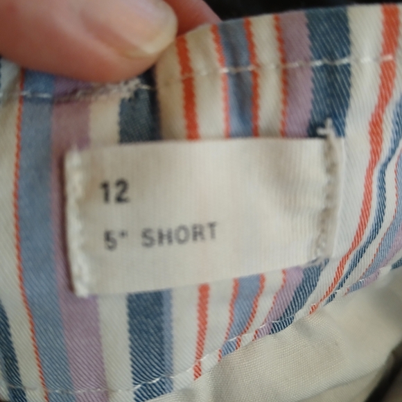 Striped Blue and Purple Shorts Sz 12 - Picture 8 of 9